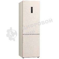 Холодильник LG GC-B459AEMW бежевый двухкамерный 234/110л морозилка снизу, No Frost