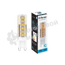 Лампа светодиодная Feron LB-433 7W 230V G9 6400K