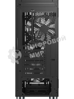 Компьютерный корпус Montech X3 MESH черный без БП ATX 6x120мм 2xUSB3.0 1xUSB3.1 audio bott PSU