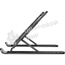 Подставка для ноутбука Buro BU-LS100 260x20x60мм 220г пластик ABS черный