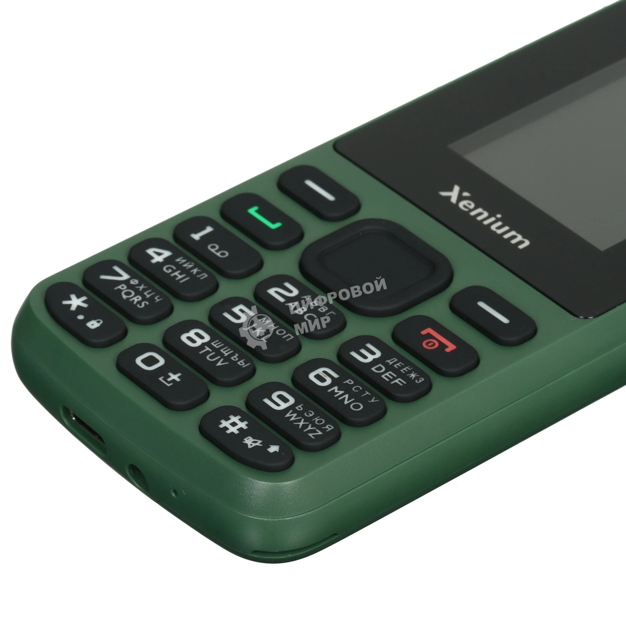 Мобильный телефон Xenium X175 зеленый моноблок 1.77