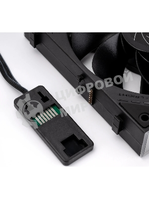 Кулер для корпуса Thermalright TL-M12QR Reverse (124x120x25mm, 4-pin PWM, ARGB, 47.6CFM, 23.2dBA, 1500RPM, черный)