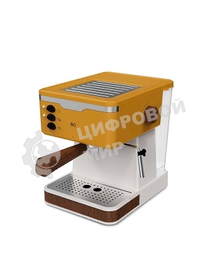 Кофеварка эспрессо BQ CM2006 желтый, исп. кофе - молотый, 1.7 л, 850 Вт, 20 бар
