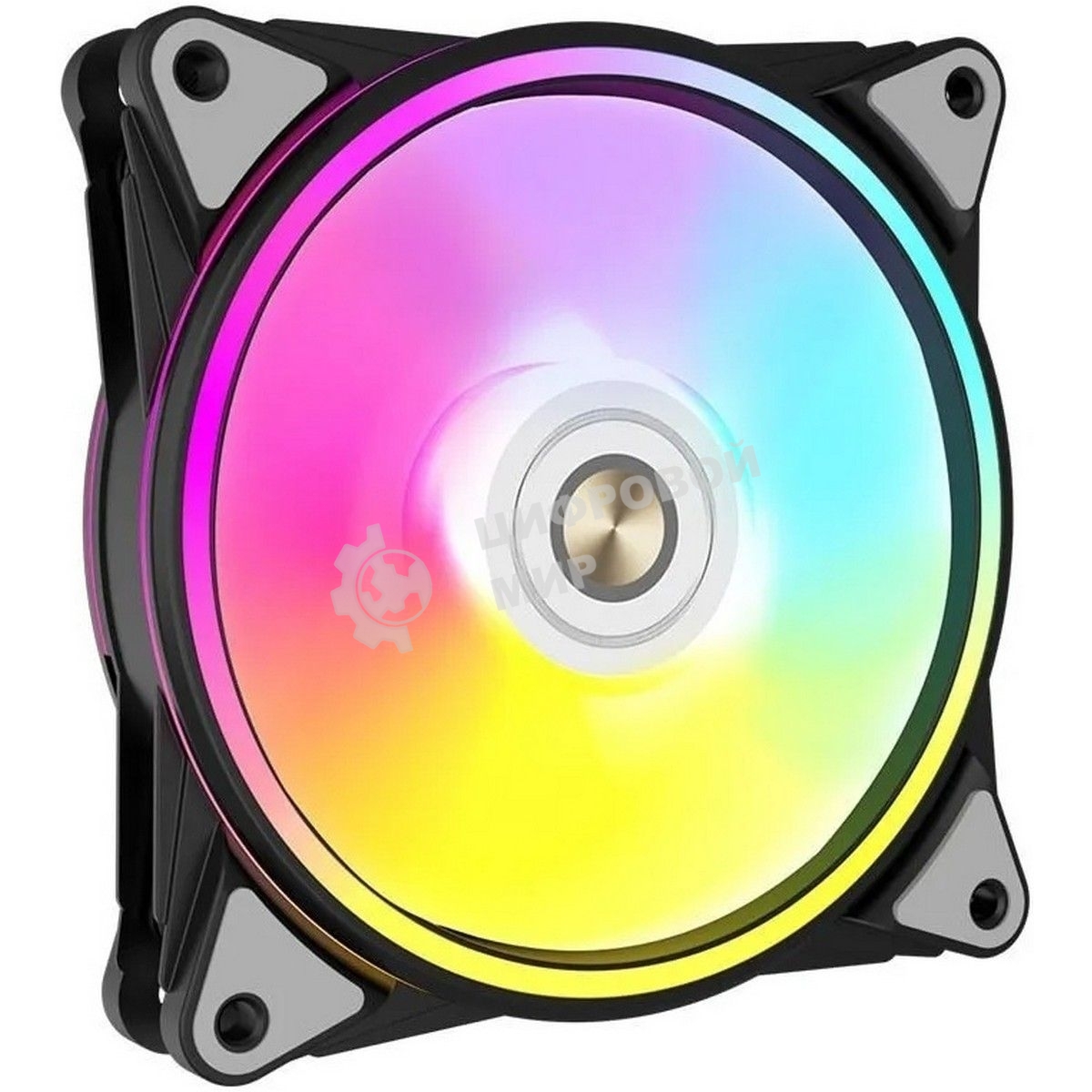 Вентилятор для корпуса Alseye HALO PRO B-P черный, 120 мм, 2100 об/мин, 26 дБ, 4 pin