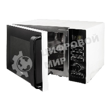 Микроволновая печь BBK 25MWC-992T/WB белый/черный, 25 л, 900 Вт, переключатели - кнопки, поворотный механизм