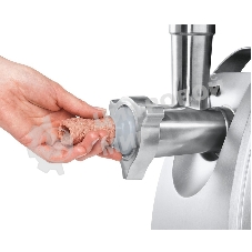 Мясорубка электрическая Bosch MFW68680 черный, 2200 Вт, 4.3 кг/мин, реверс, защита от перегрузки, насадки - 5