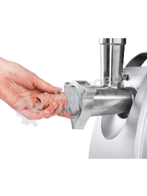 Мясорубка электрическая Bosch MFW68680 черный, 2200 Вт, 4.3 кг/мин, реверс, защита от перегрузки, насадки - 5