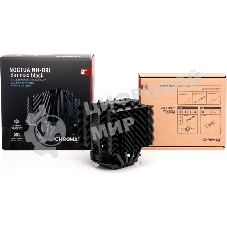 Кулер для процессора Noctua NH-D9L chromax черный, 92 мм, медь, 0-2000 об/мин, 22.8 дБ, 4 pin PWM, 140 Вт, высота 110 мм