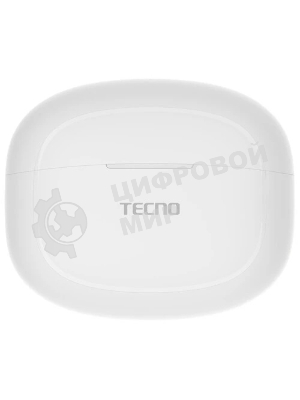 Наушники TWS Tecno Buds 4 Air белый, внутриканальные, Bluetooth, до 6 ч