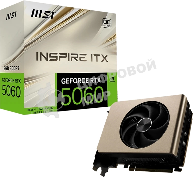 Видеокарта MSI RTX 5060 8Gb RTX 5060 8G INSPIRE ITX OC