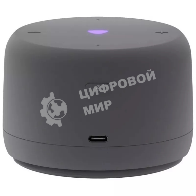 Умная колонка Яндекс Станция Лайт 2 с Алисой, без часов, 6 Вт, модель YNDX-00028 (серый)