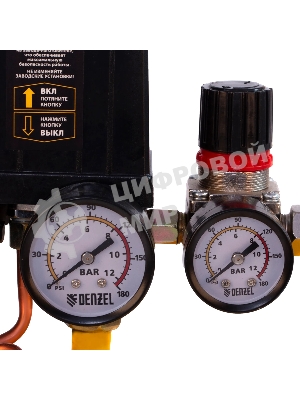 Компрессор воздушный Denzel DK1500/24,Х-PRO (58063) 1,5 кВт, 230 л/мин, 24 л