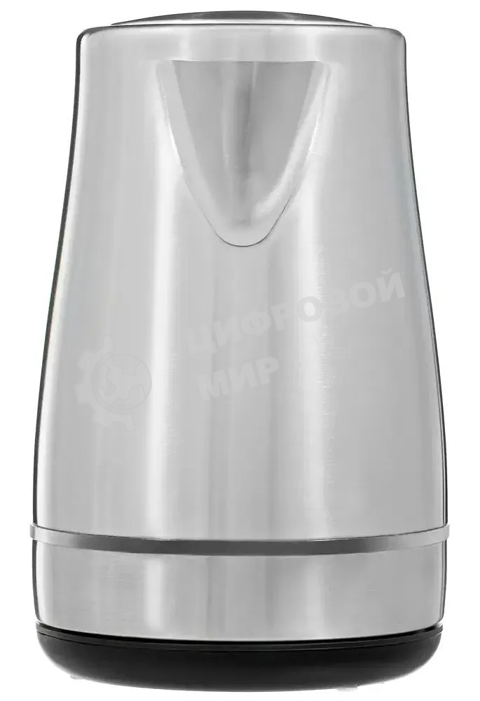 Чайник электрический Hyundai HYK-S3020 1.7 л, 2200 Вт, серебристый матовый/черный (корпус: металл)