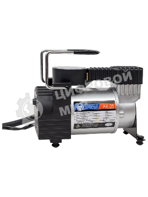 Автомобильный компрессор Nova Bright АК-35 металлический корпус, в сумке 46948