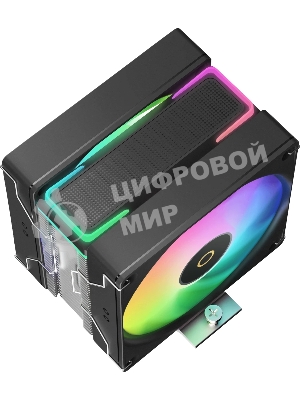 Кулер для процессора Ocypus Delta A40 SE BK Dual Fan ARGB, 2x120mm ARGB FAN, Top ARGB Panel, 4 HEAT PIPES, 4-PIN PWM, 800-1800 RPM, 31DBA, HYDRO BEARING, LGA115X/1200/1700/18XX, AM4/AM5
