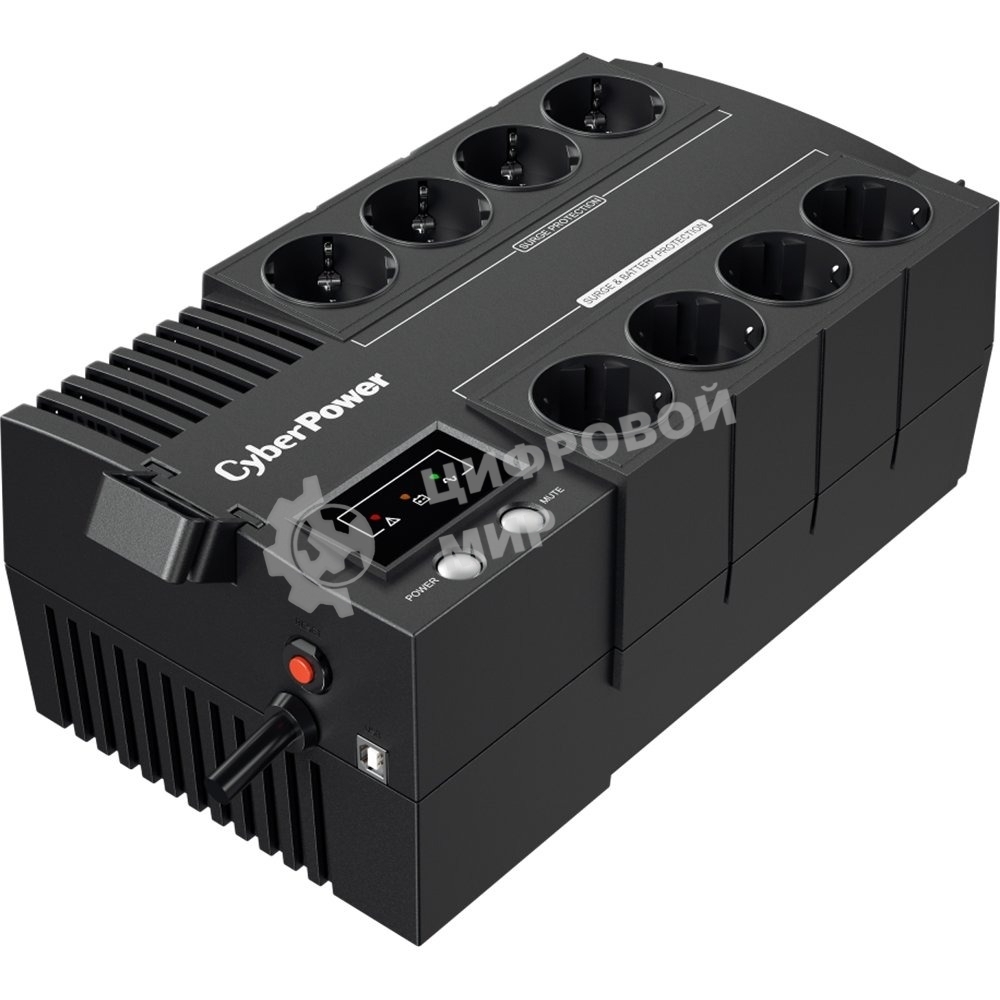 Источник бесперебойного питания CyberPower BS850E/850 ВА/480 Вт/8 х CEE 7 (евророзетка)