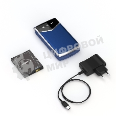 Мобильный телефон Maxvi E11 синий/серебристый