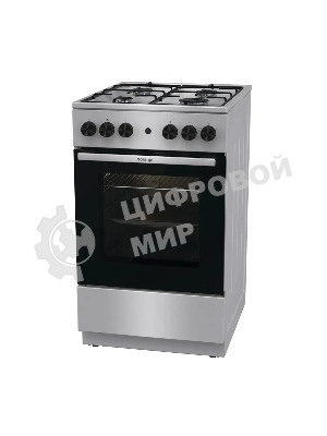 Плита газовая Gorenje GGI5A21XJ серебристый, конфорок 4 газовых, духовка 61 л, 50 см x 85 см x 59.4 см