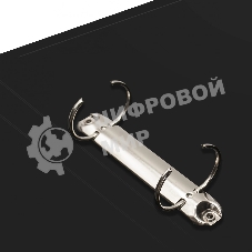 Папка на 2-х кольцах Silwerhof Eco A4, пластик, 0.5мм, черный