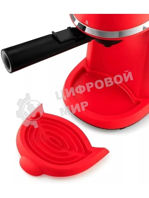 Кофеварка капельная Kitfort КТ-760-1 красный/черный, молотый кофе, 240мл, 800Вт, 3,5 бар