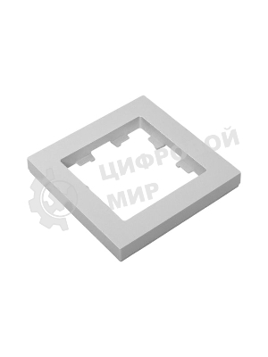 Рамка EKF 1-м Эпика пластик алюм., UP1-FPA-01