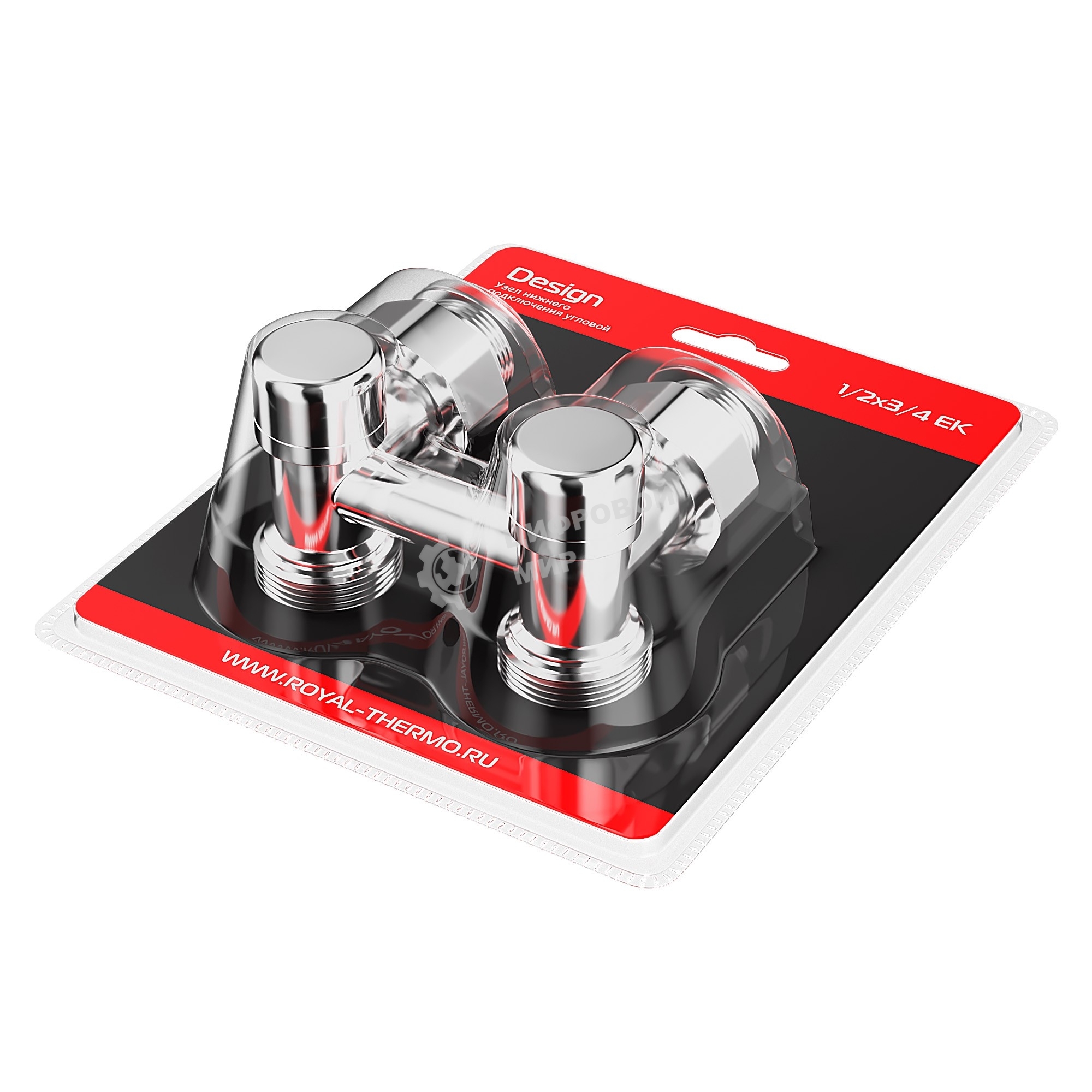 Узел нижнего подключения Royal Thermo Design угловой 1/2