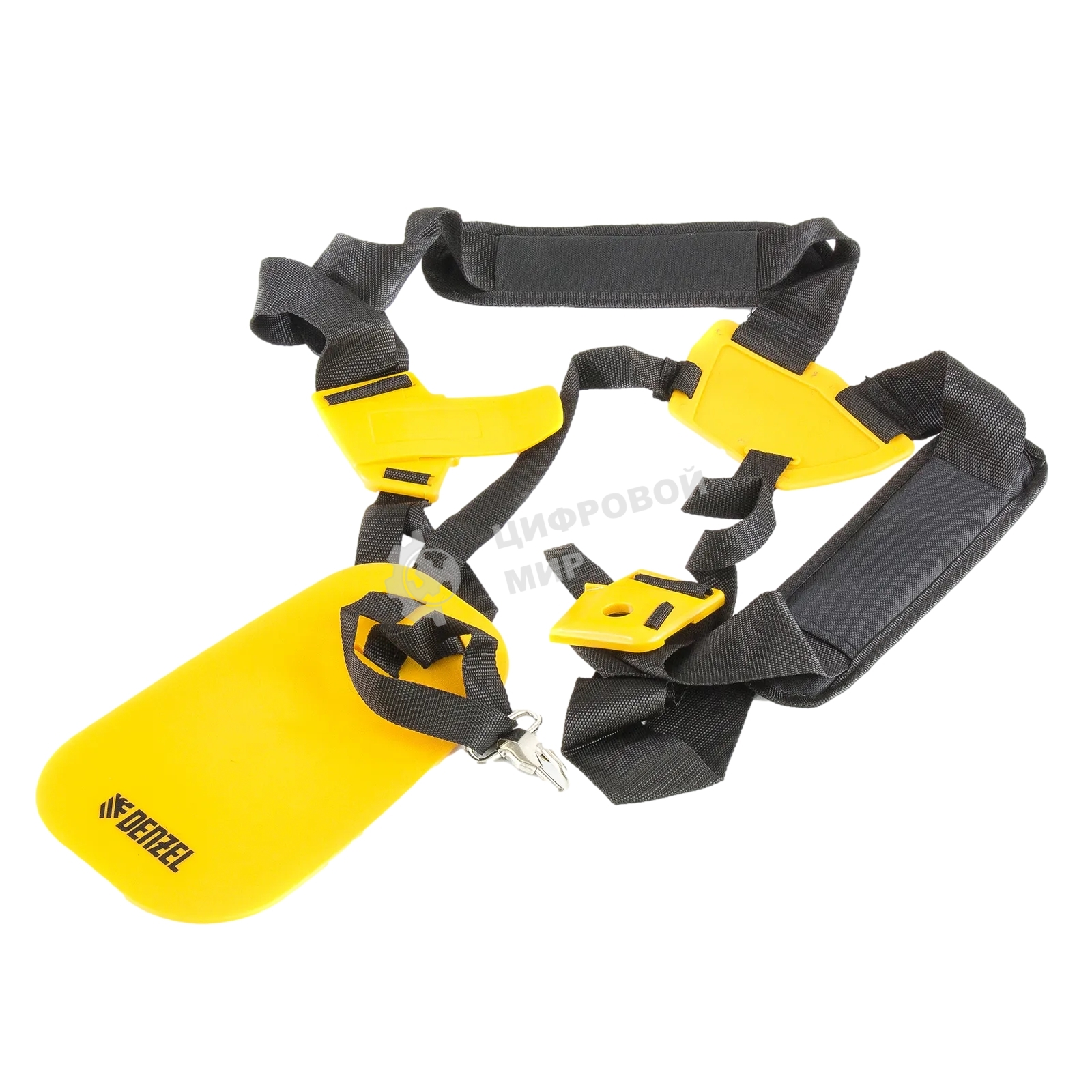 Триммер бензиновый Denzel DGT-520, 52см3, 3 л.с., неразъемная штанга, состоит из 2 частей