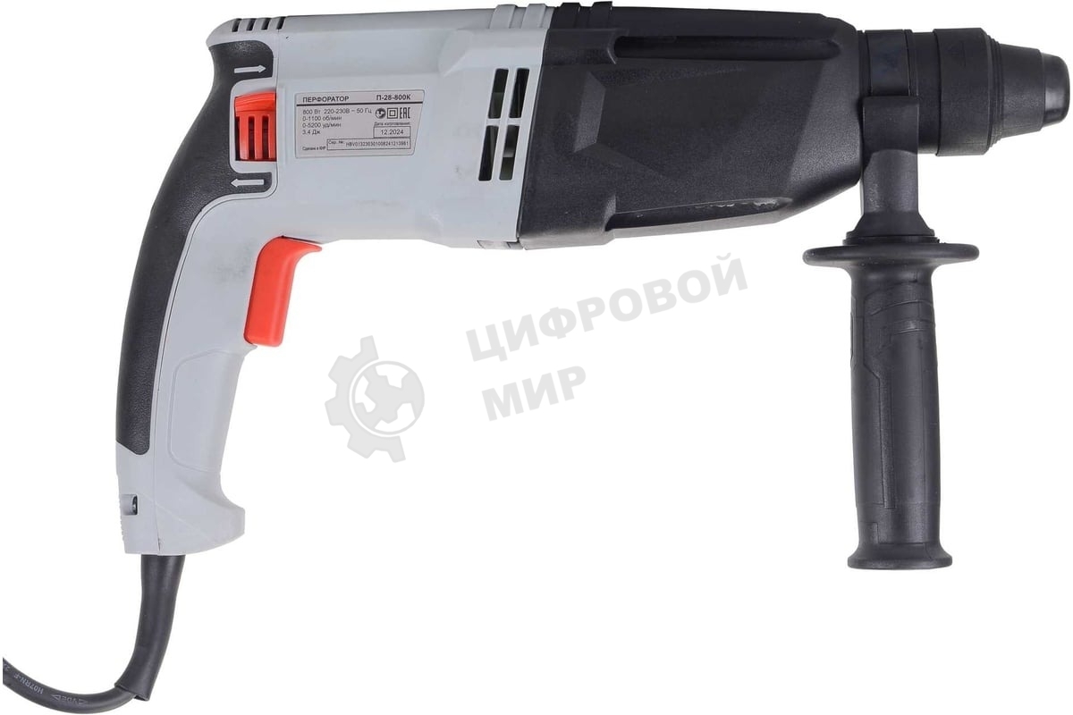 Перфоратор Ресанта П-28-800К SDS-plus уд.:3.4Дж 800Вт (кейс в комплекте)