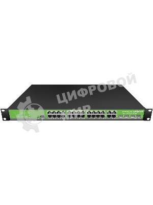 Коммутатор Digma DSW724G-4C-R, 24×1 Гбит/с + 4×1 Гбит/с Combo, управляемый