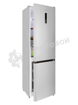 Холодильник Nordfrost RFC 390D NFS серебристый двухкамерный 240/95л морозилка снизу