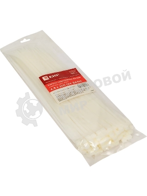 Хомут кабельный 4.8х300 нейл. бел. (уп. 100 шт) EKF plc-c-4.8x300