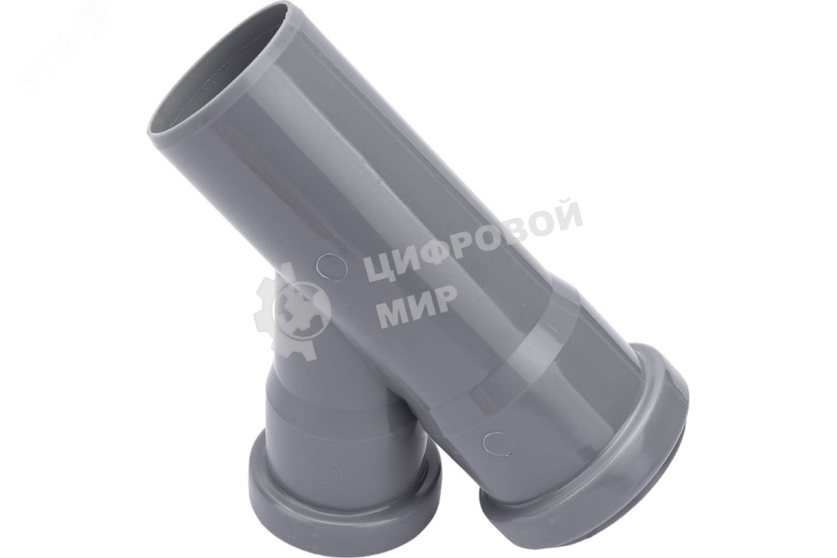 Тройник канализационный Политэк 45 град. 50 х 40 205445