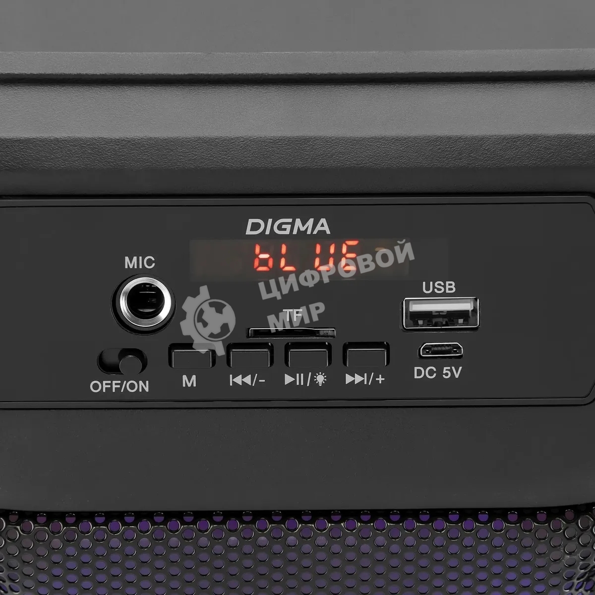 Минисистема Digma D-MC1705 черный 100Вт FM USB BT micro SD