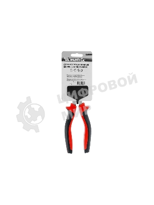 Длинногубцы прямые Matrix 17311, 200 мм, хром-ванадий, двухкомпонентные рукоятки