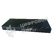 Коммутатор неуправляемый NEOMAX NMS-116P-1000-SR, 16 портов 1000 Mbps, металл Rack