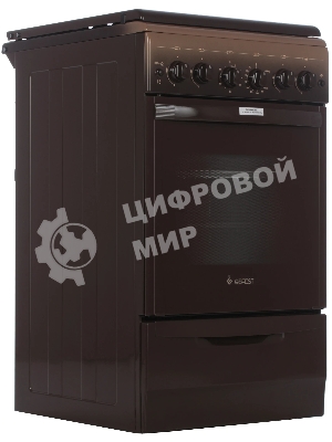 Плита газовая Gefest 5100-02 0001 коричневый, конфорок 4 газовых, духовка 52 л, 50 см x 85 см x 58.5 см