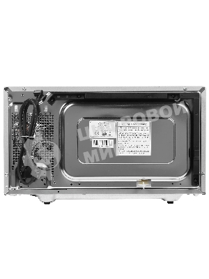 Микроволновая печь CASO MG 25 Ceramic Menu серебристый/черный, 25 л, 900 Вт, переключатели - кнопки, поворотный механизм