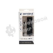 USB-концентратор Gembird UHB-C364, USB 3.0, USB 4 порта, USB Type-C / с доп питанием