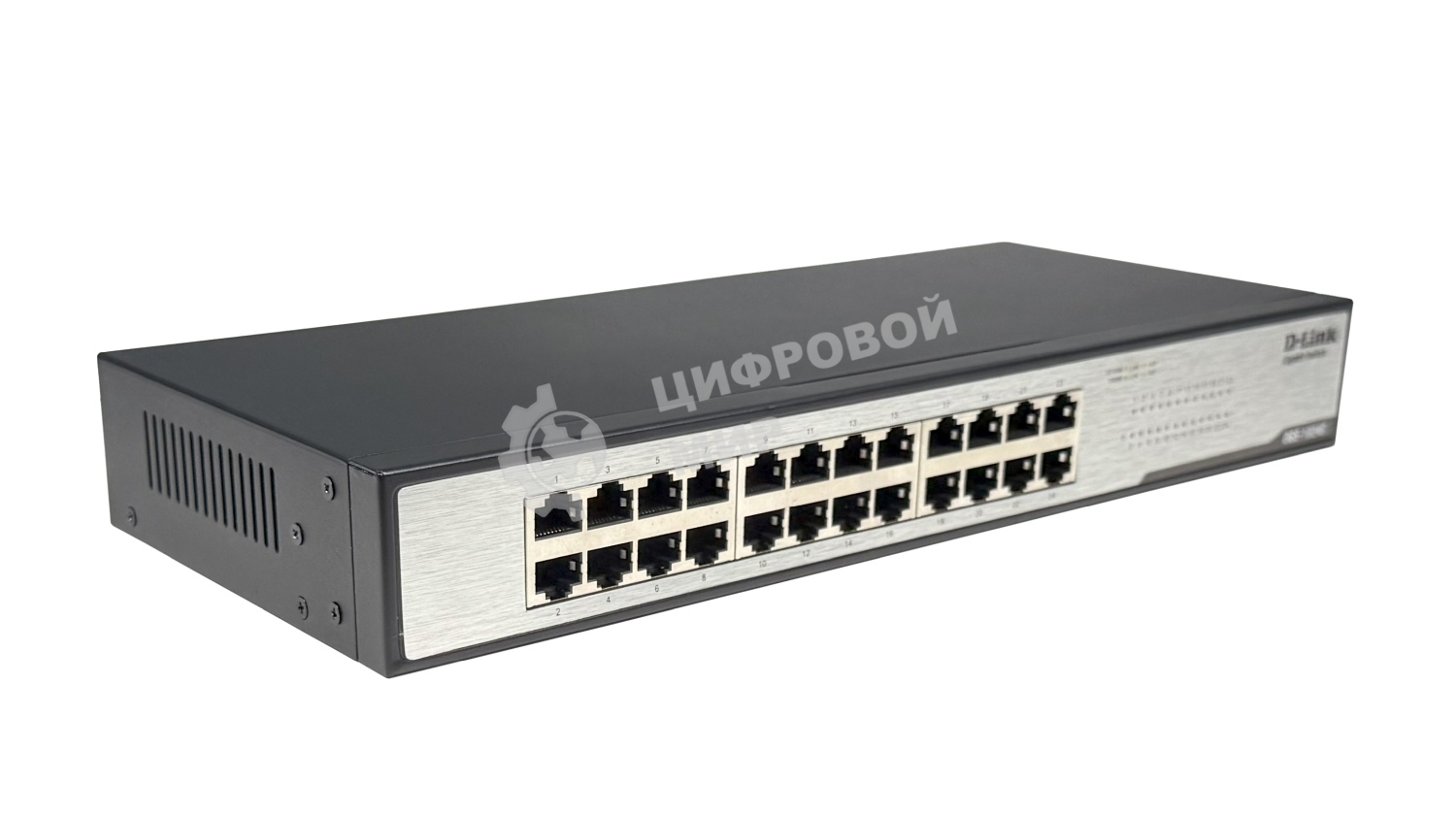 Коммутатор D-Link DGS-1024C/F6/E, 24×1 Гбит/с, неуправляемый