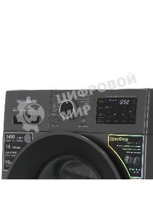 Стиральная машина Willmark WMF-1015LG графит, загрузка фронтальная 10кг, 1400 об/мин., класс: A+++