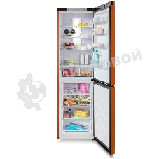 Холодильник Бирюса Б-T980NF оранжевый двухкамерный 240/130 л морозильник снизу, No Frost