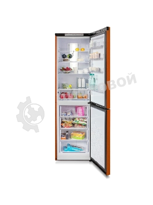 Холодильник Бирюса Б-T980NF оранжевый двухкамерный 240/130 л морозильник снизу, No Frost