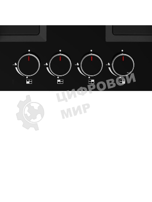 Газовая варочная панель LEX GVG 644 BBL, черный