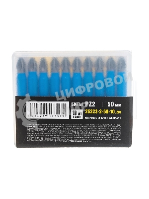 Бита STAYER PROFESSIONAL 26223-2-50-10_z01 ProFix E 1/4'' № 2 L=50мм 10шт