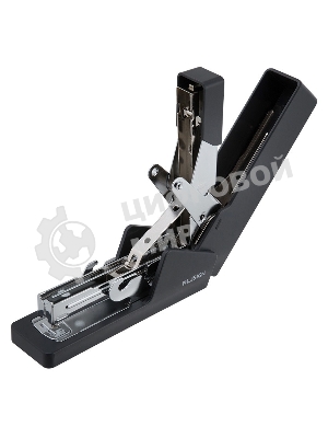 Степлер Deli ENS081BLACK Nusign 24/6 26/6 (25листов) черный 100скоб коробка