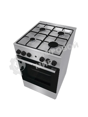 Плита газовая Gorenje GGI5A21XJ серебристый, конфорок 4 газовых, духовка 61 л, 50 см x 85 см x 59.4 см