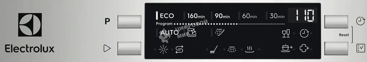 Посудомоечная машина Electrolux ESA63200SX, серебристый, 44.6 см, 10 компл., сушка конденсационная, 46 дБ, класс E