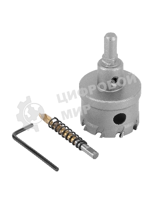 Коронка по металлу Denzel твердосплавная, 47 мм