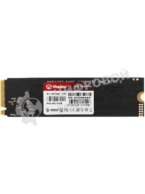 Накопитель SSD KingSpec NX-2Tb, 2000Gb, PCIe 3.0 x4, M.2 2280, NVMe, R/W 3400/3100