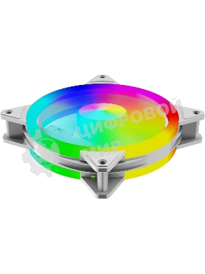 Вентилятор для корпуса Bloody BD-CF120ARGb4 ARGb белый, 120 мм, 1600 об/мин, 26 дБ, 4 pin